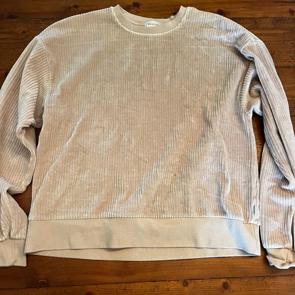 Brixton Ribbed Crewneck Sweatshirt - Picture 1 of 4